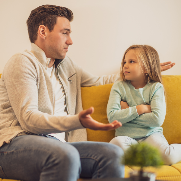 conversation between child and father